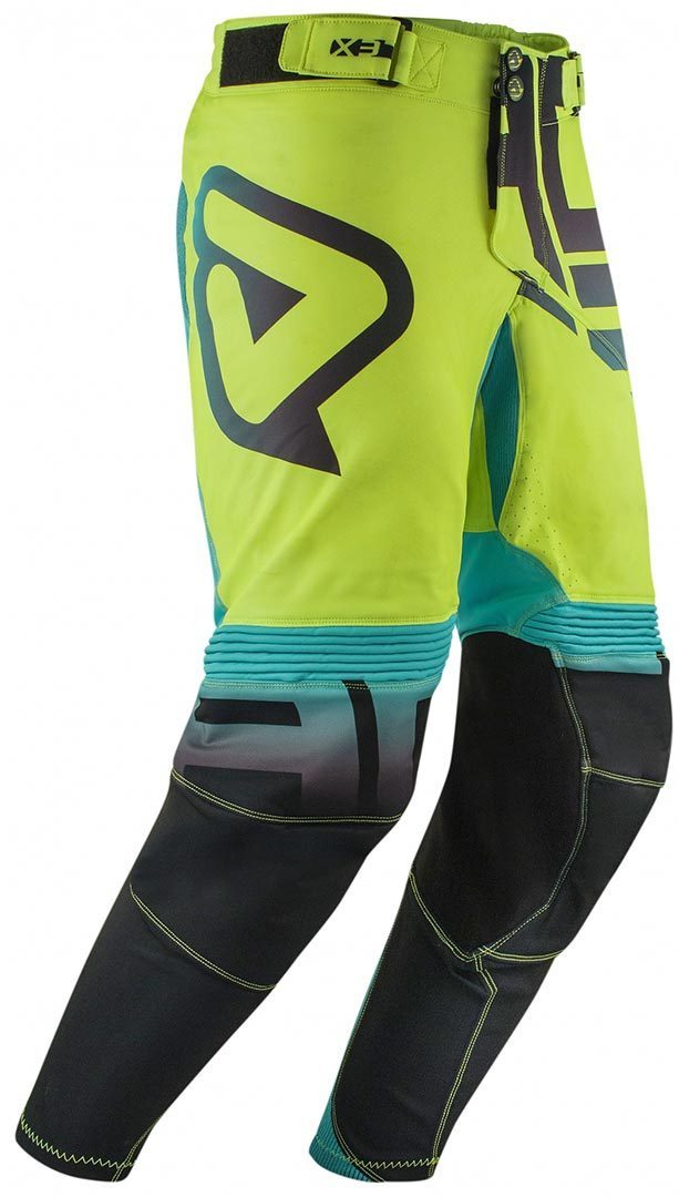 Acerbis X-Flex Omega Motocross Pants, green-yellow, Size 36, green-yellow, Size 36