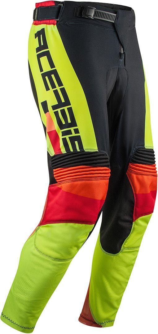 Acerbis Special Edition Hellride Motocross Pants, black-red-yellow, Size 28, black-red-yellow, Size 28