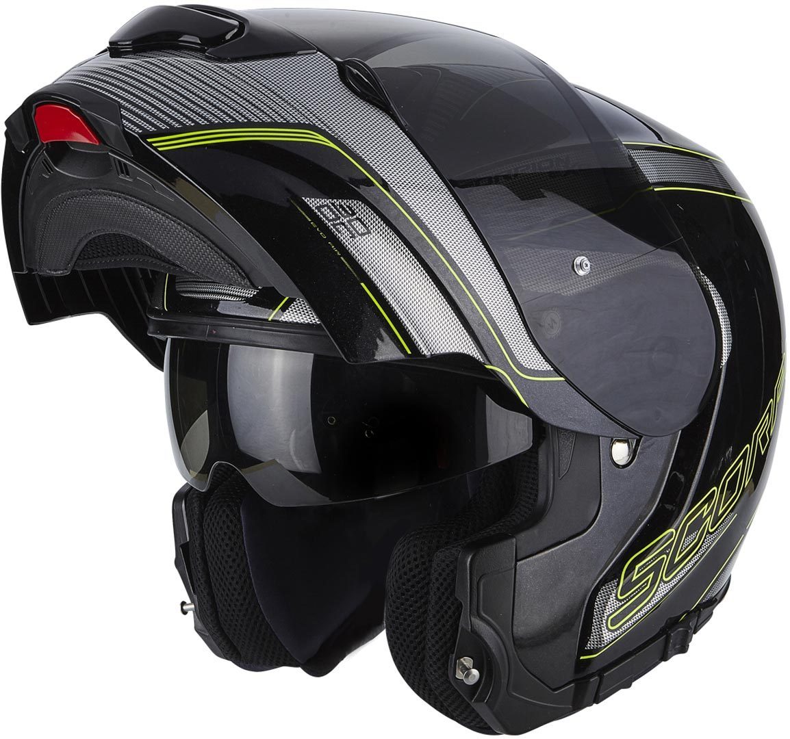 Image of Scorpion Exo 3000 Air Stroll Casco, nero-giallo, dimensione XS 54 55