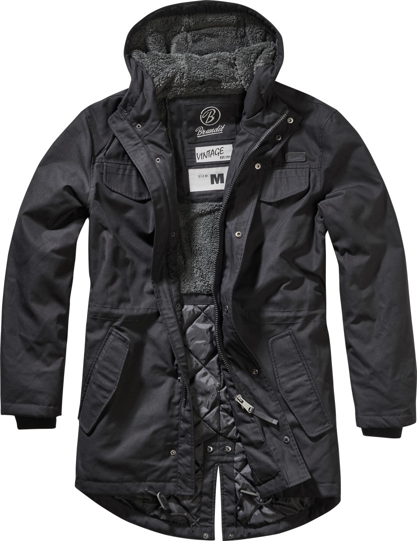 Brandit Marsh Lake Jacket, black, Size 3XL, black, Size 3XL