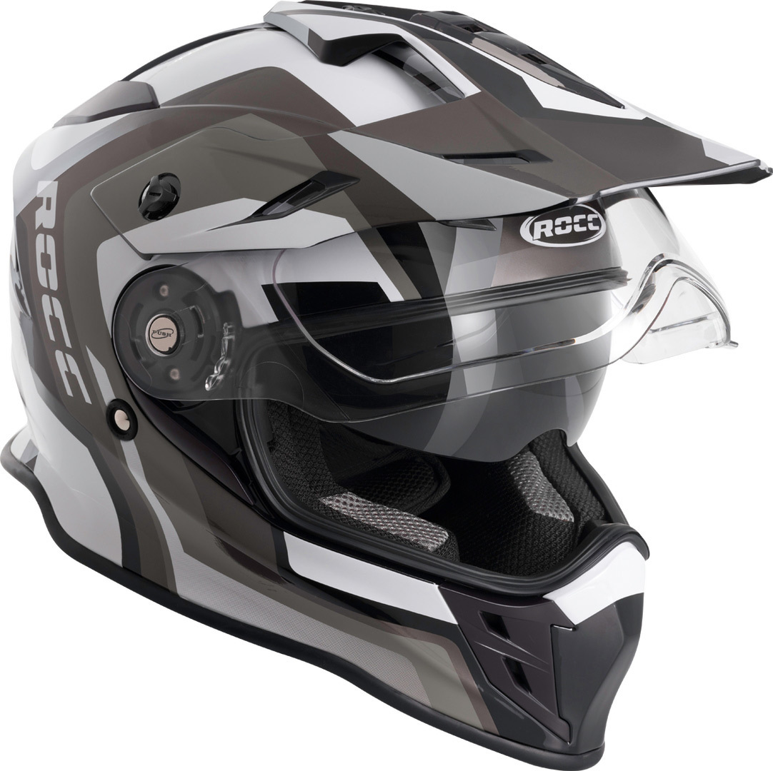 Rocc 781 Motocross Helmet, black-grey, Size S, black-grey, Size S