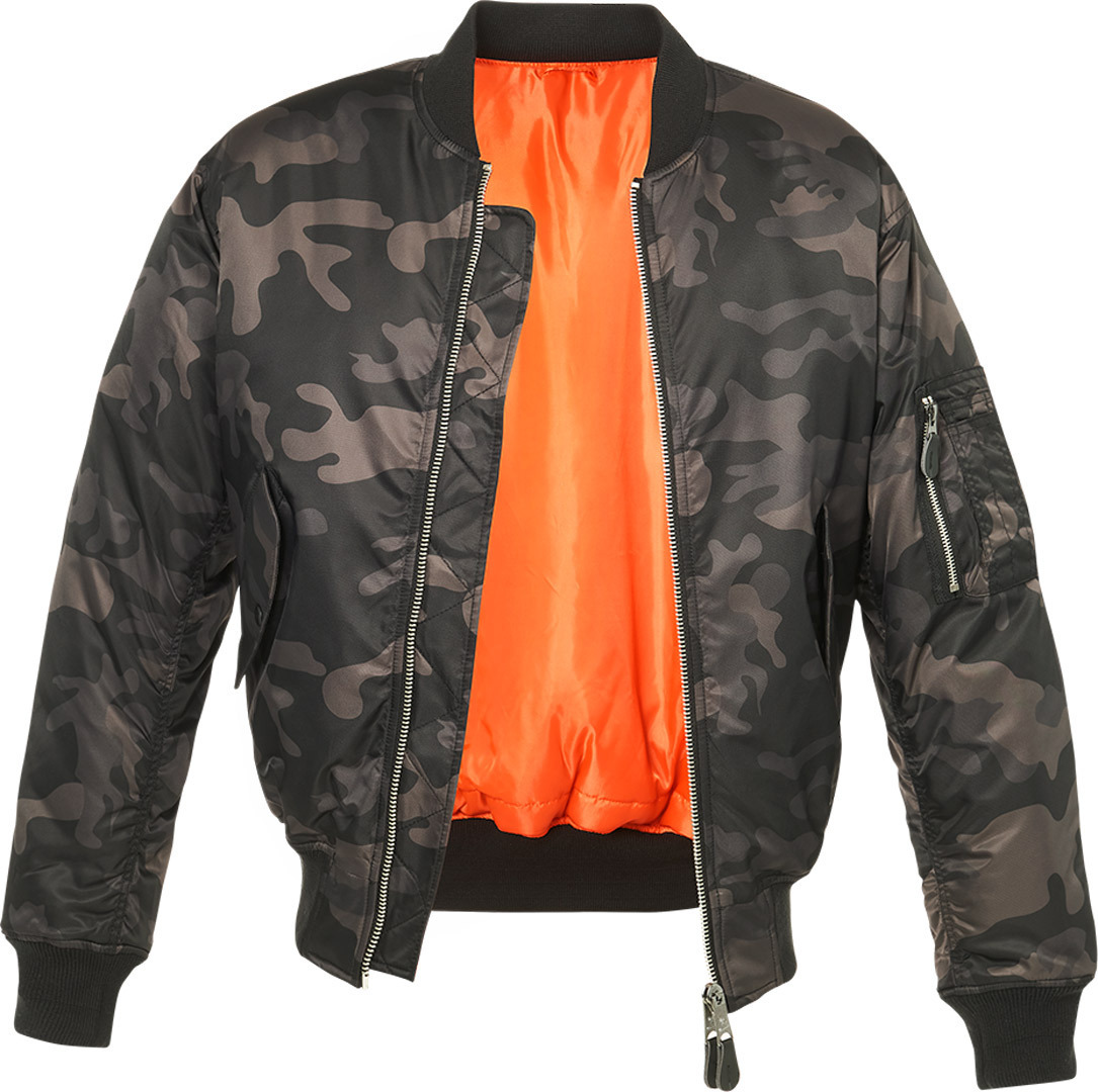 Brandit MA1 Camo Jacket, multicolored, Size M, multicolored, Size M
