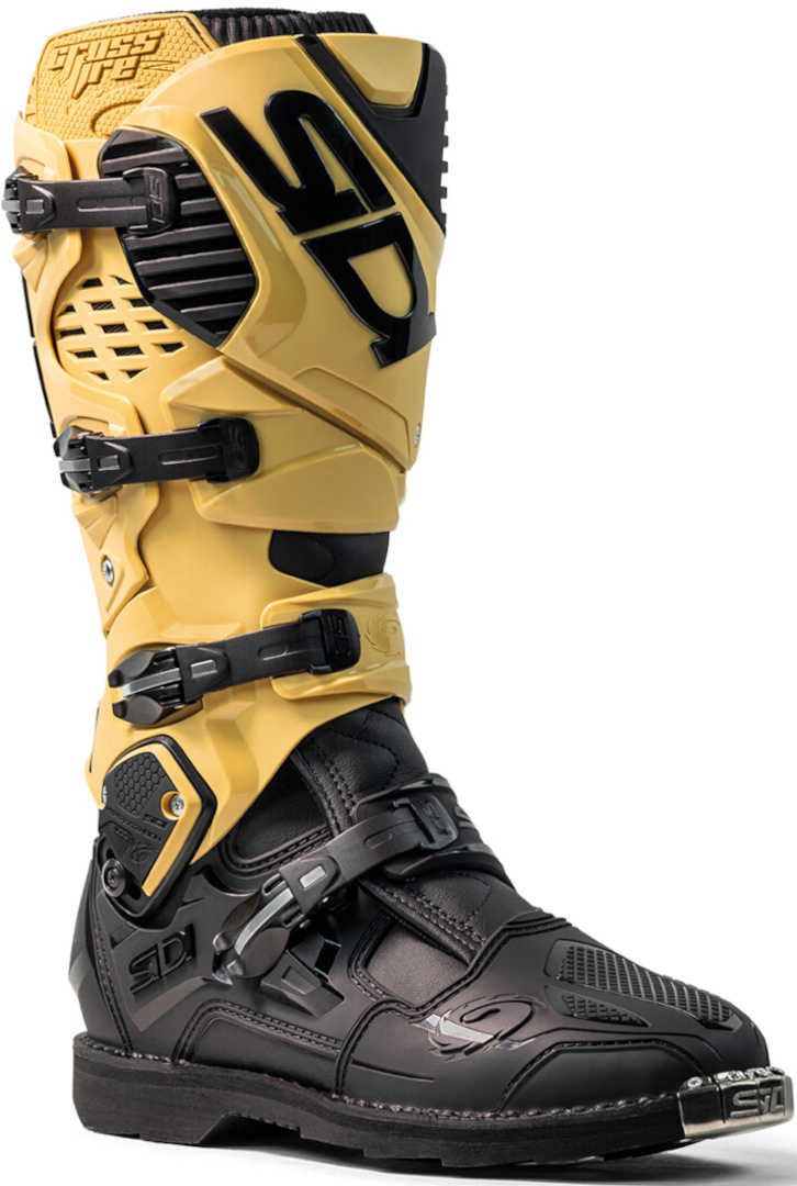 Sidi Crossfire 3 Ботинки для мотокросса Черный/Золотистый 46 