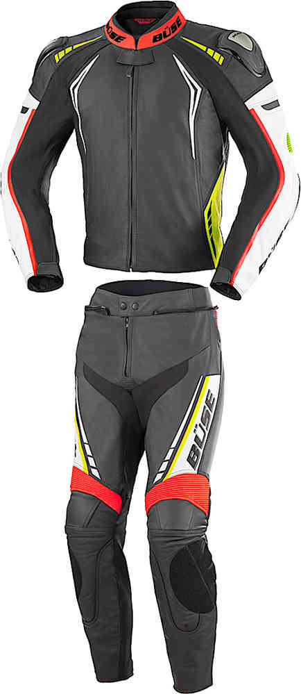 Büse Silverstone Pro Two Piece Motorcycle Leather Suit