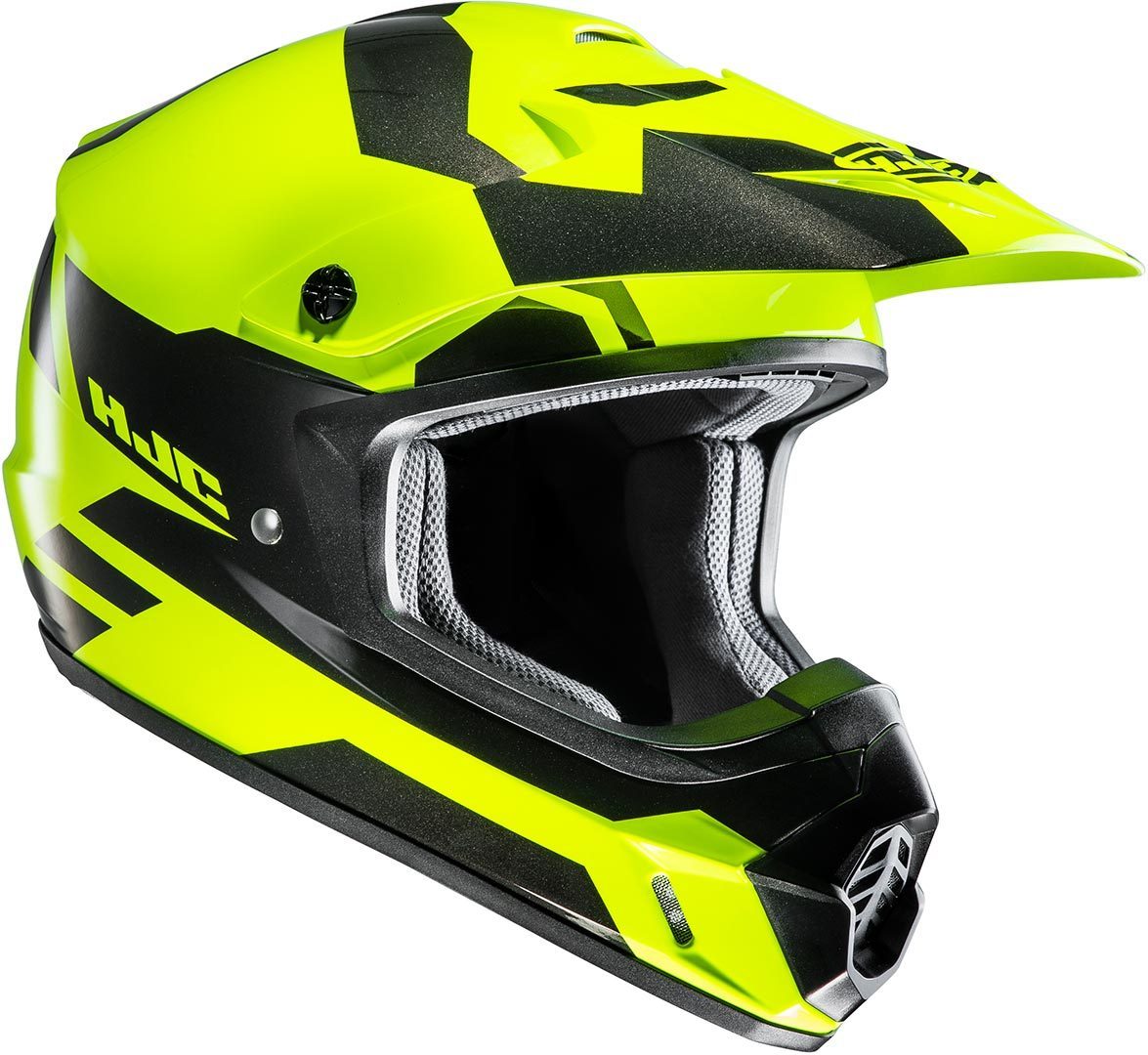 HJC CS-MX II Pictor Motocross Helmet, yellow, Size M, yellow, Size M