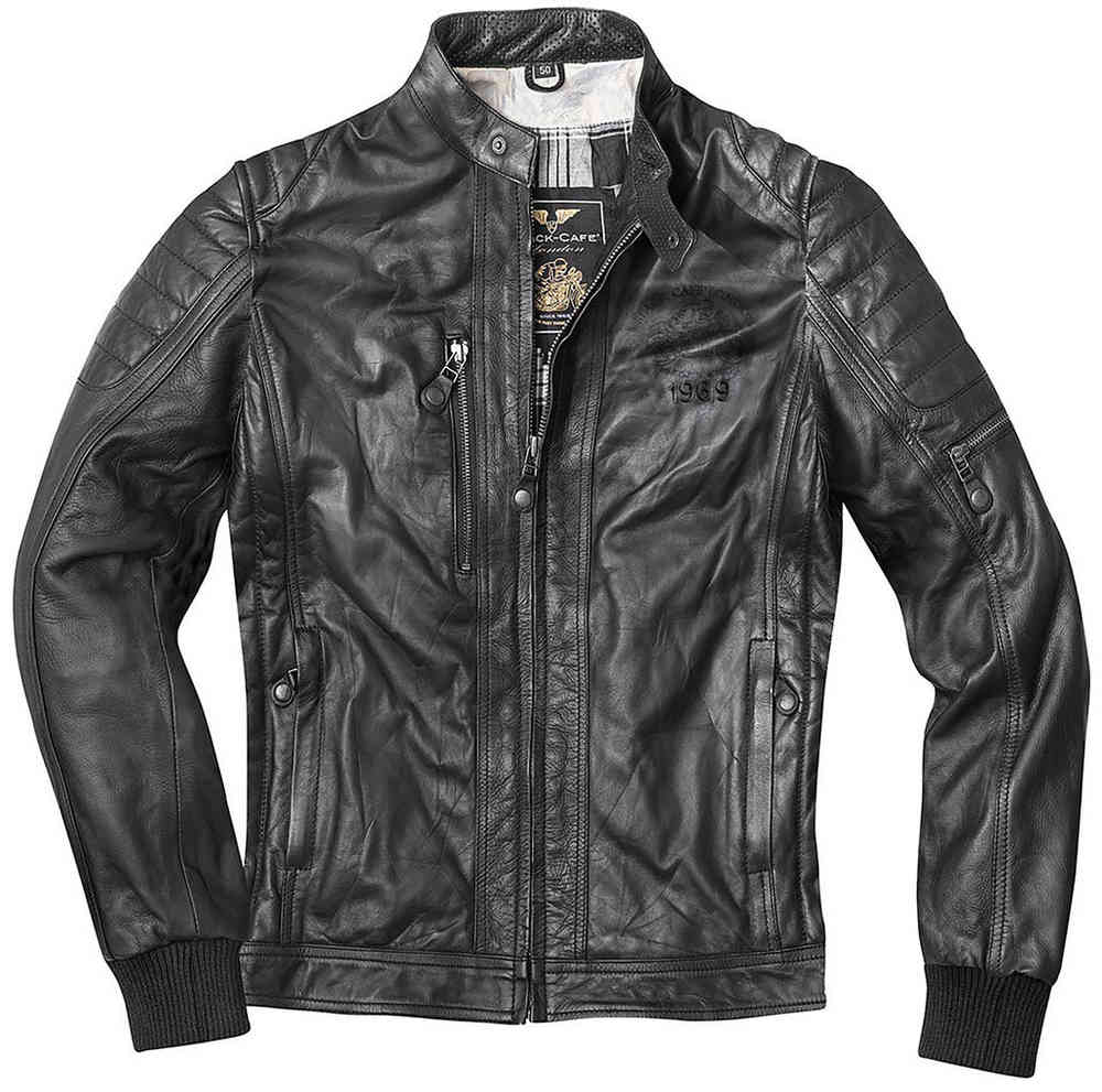 Black-Cafe London Detroit Motorrad Lederjacke