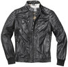 Black-Cafe London Detroit Chaqueta de cuero de motocicleta