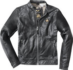 Black-Cafe London Milano Motorcycle Leather Jacket