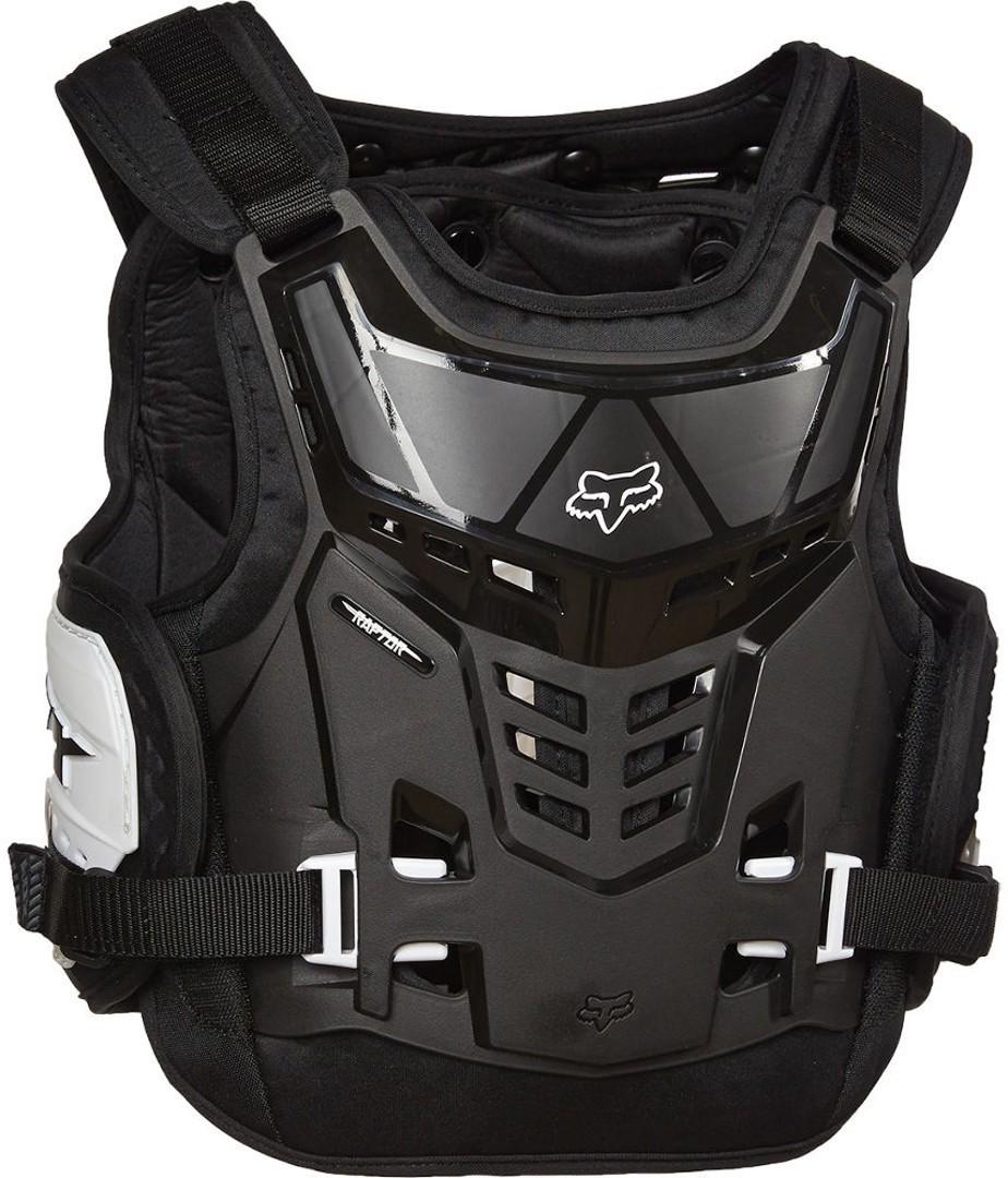 Image of FOX Raptor Proframe LC Gioventù Chest Protector, nero-bianco