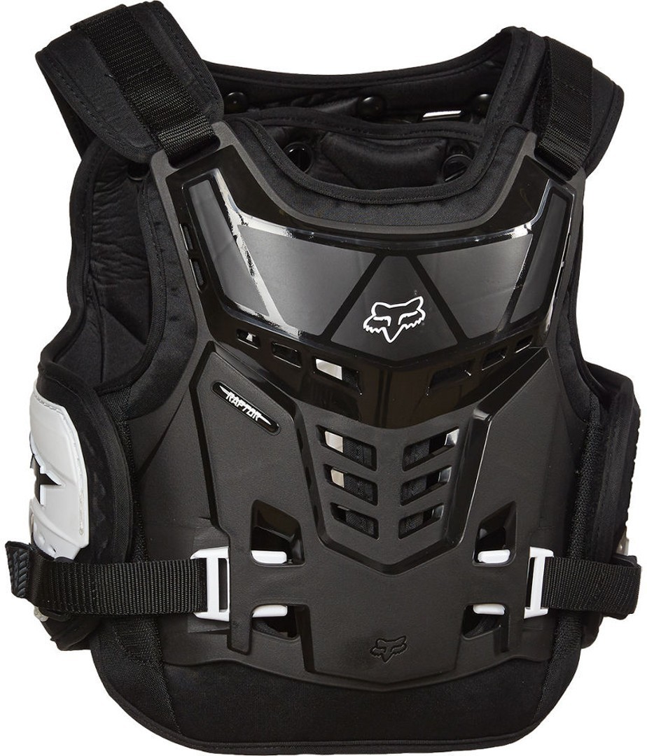 FOX Raptor Proframe LC Plastron de jeunesse, noir-blanc