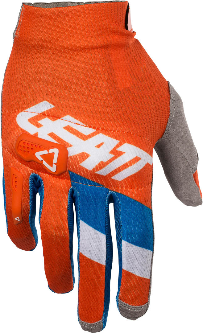 Leatt GPX 3.5 Lite V20 Motocross Gloves, blue-orange, Size S, blue-orange, Size S
