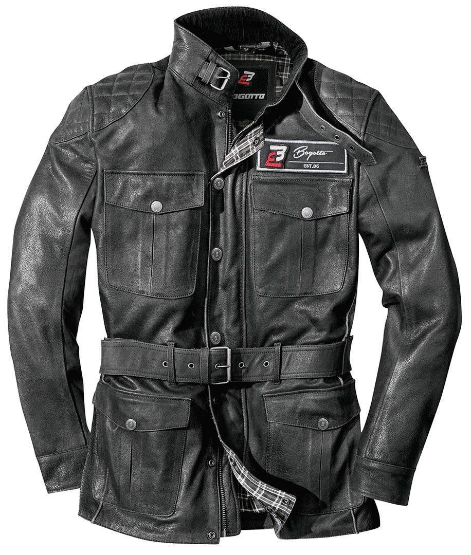 Bogotto Bristol Motorrad Lederjacke