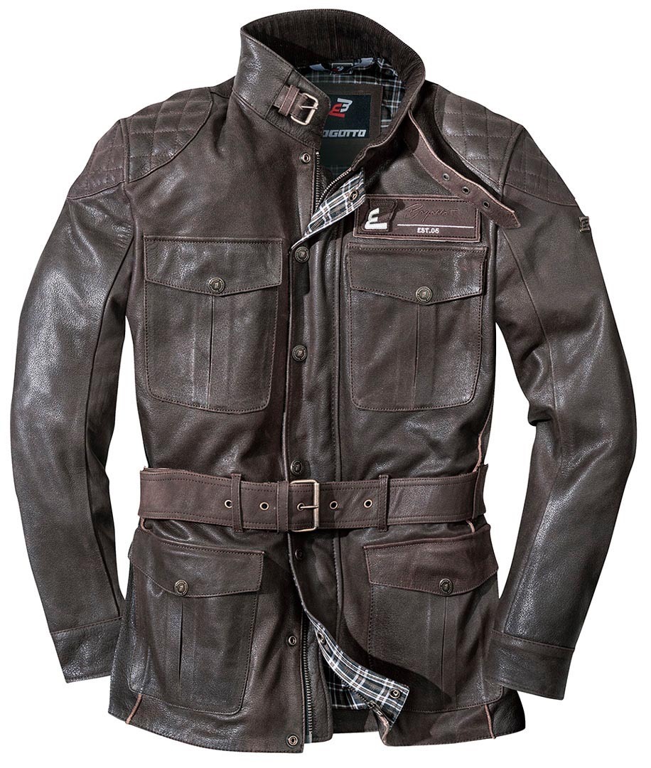 Bogotto Bristol Motorrad Lederjacke - Main Image