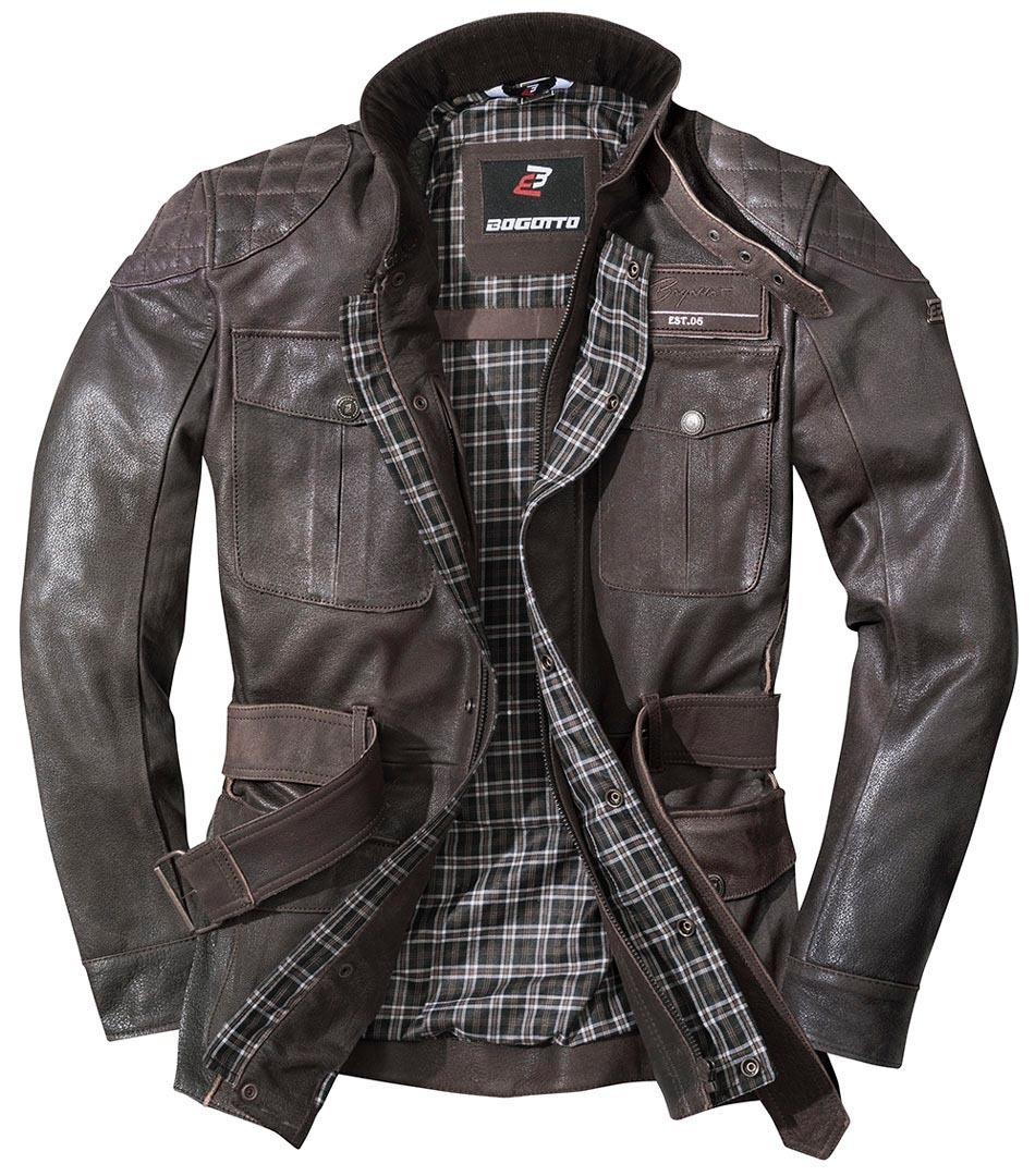 Bogotto Bristol Motorrad Lederjacke