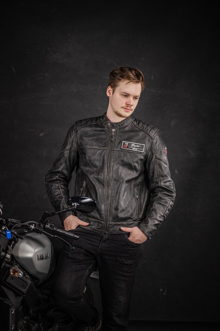 Bogotto Detroit Motorrad Lederjacke - Bild 9 von 33