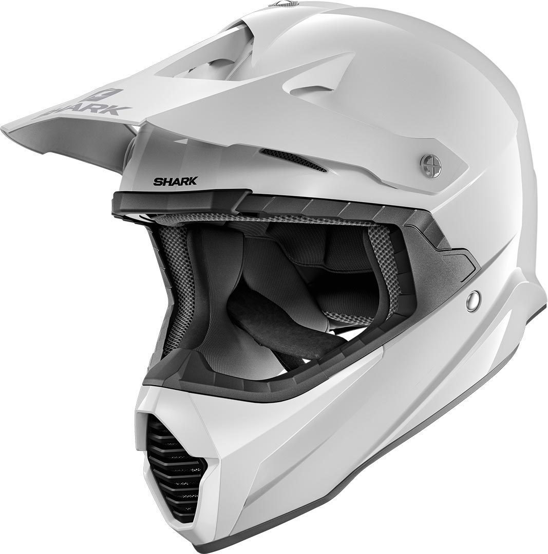 Image of Shark Varial Blank Motocross Helmet Casco Motocross, nero, dimensione S