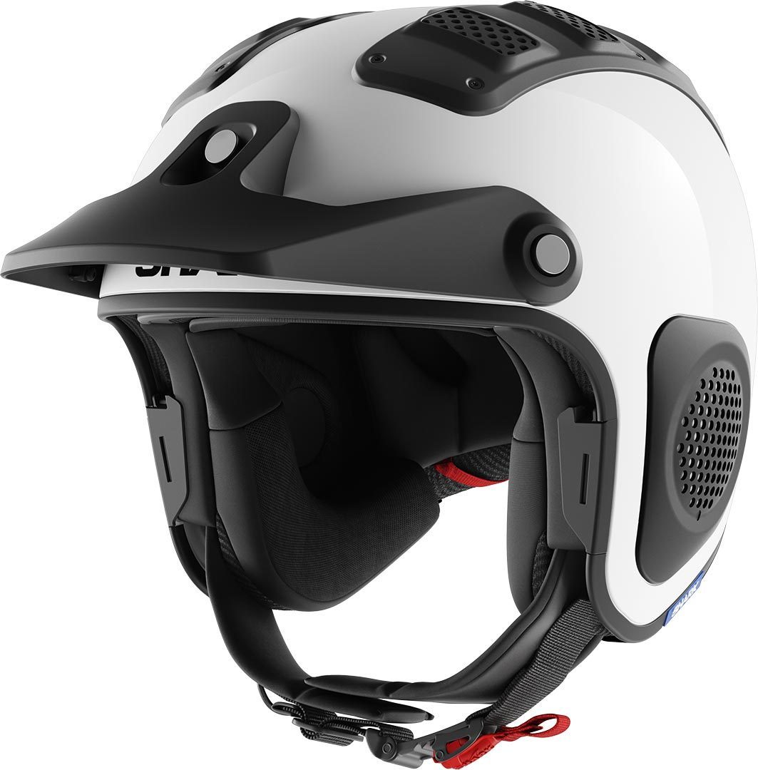 Shark ATV-Drak Blank Off-Road Helmet, white, Size XS, white, Size XS