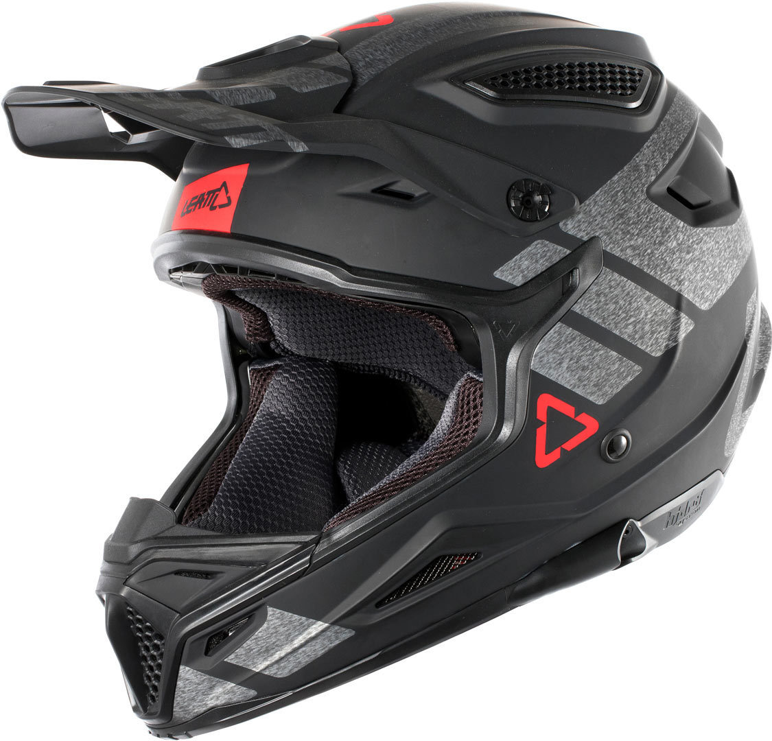 Leatt GPX 4.5 V24 Motocross Helmet, black-grey, Size S, black-grey, Size S