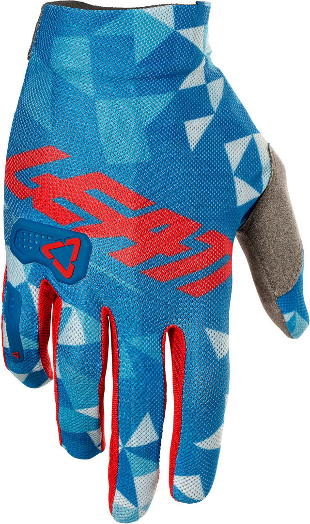 Leatt GPX 2.5 V22 X-Flow Gloves, red-blue, Size XL, red-blue, Size XL