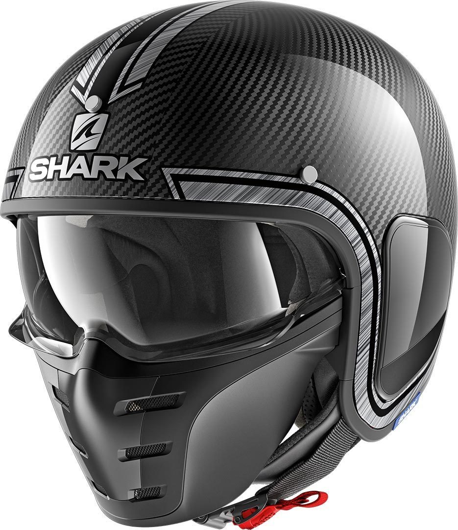 Shark-S-Drak Vinta Jet Helmet, silver, Size XS, silver, Size XS