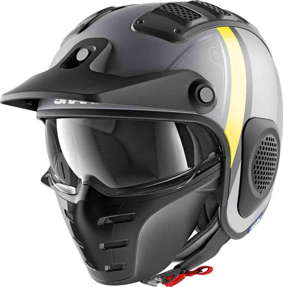 Shark X-Drak Terrence Mat Jet helm