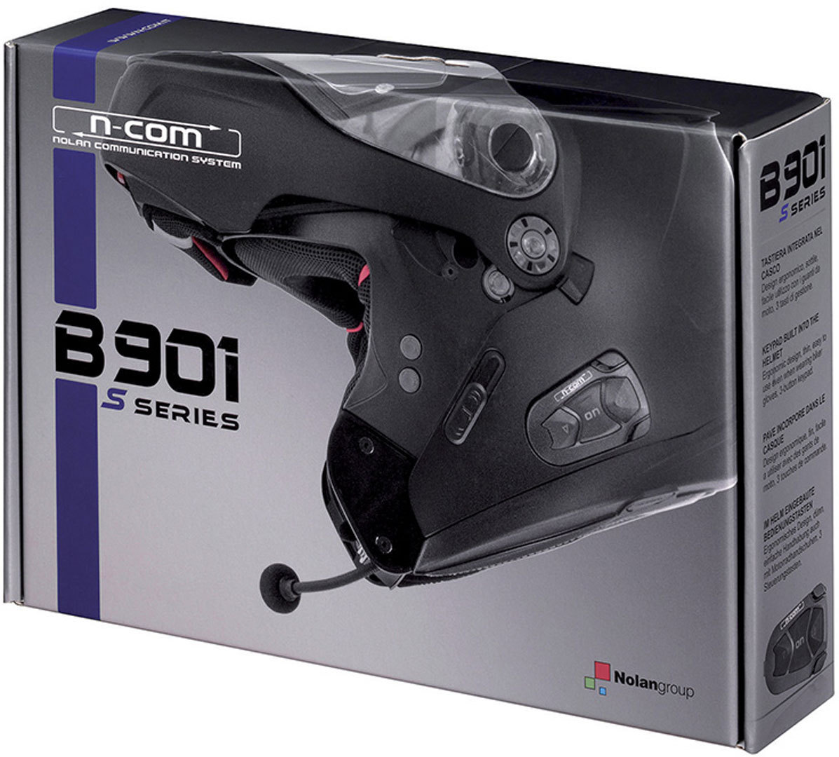 Nolan N-Com B901 S für N91/Evo / N90-2 / G9.1 Evolve / G4.2 Pro Kit, black, black, Size One Size