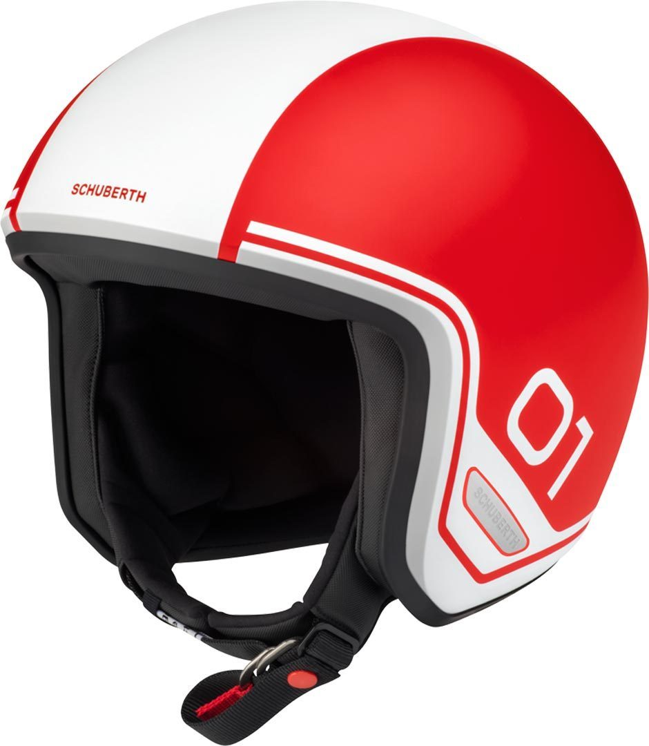 Image of Schuberth O1 Era Casco Jet, rosso, dimensione XS