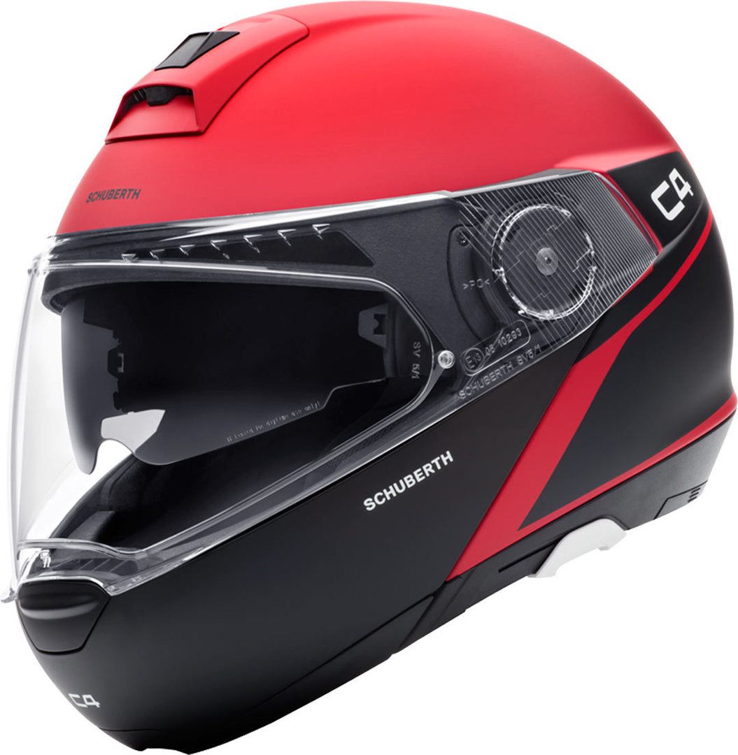 Image of Schuberth C4 Spark Casco, rosso, dimensione XS