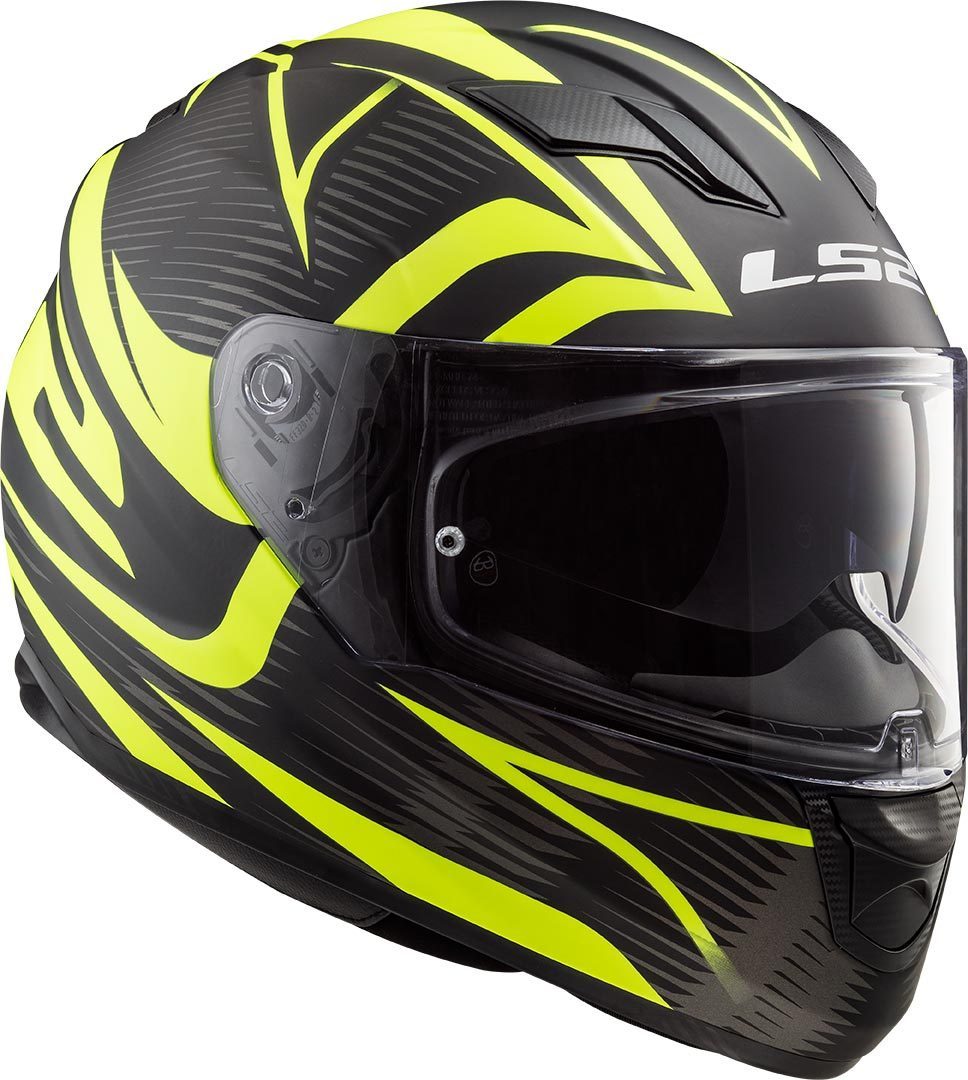 LS2 FF320 Stream Evo Jink Helmet, black-yellow, Size 2XS, black-yellow, Size 2XS