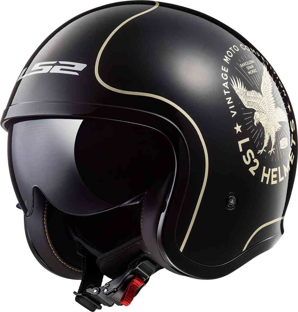 LS2 OF599 Spitfire Flier Jet Helmet