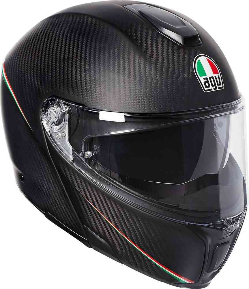 AGV Sportmodular Carbon Tricolore Hjelm