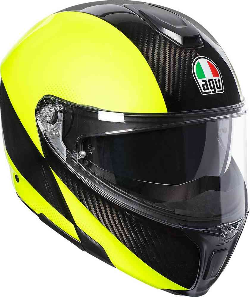 AGV Sportmodular Carbon HI-VIS Helmet