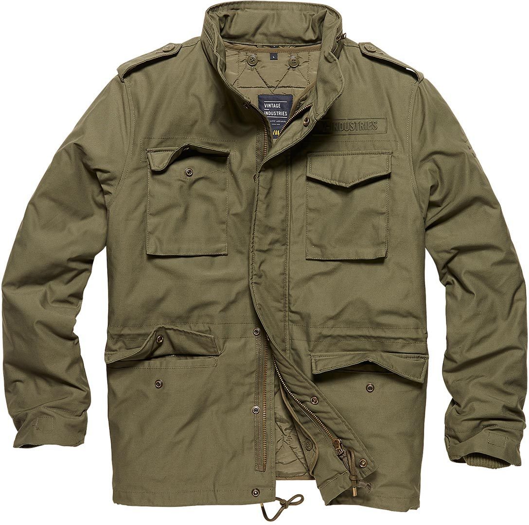 Vintage Industries Capper parka Jacket, green, Size L, green, Size L