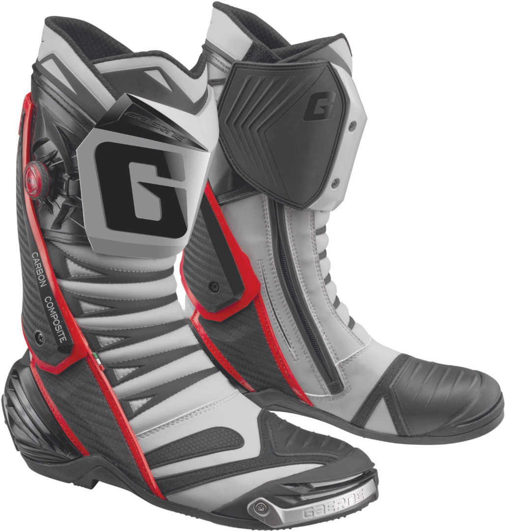 Gaerne GP1 Evo Racing Мотоцикл сапоги Черный/Серый/Красный 42 