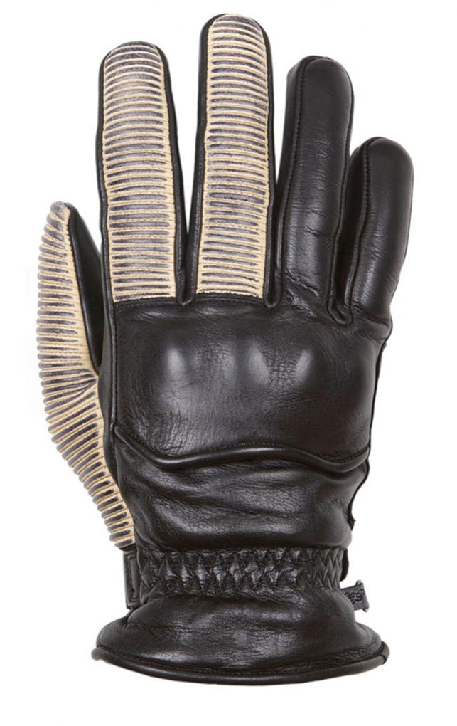 Helstons Ranchero Cuir Gloves, black-beige, Size 4XL, black-beige, Size 4XL