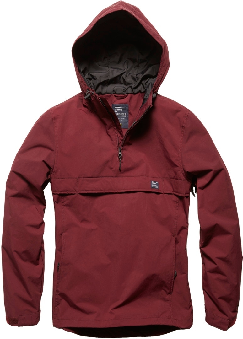 Vintage Industries Hopwood Jacket, red, Size M, red, Size M