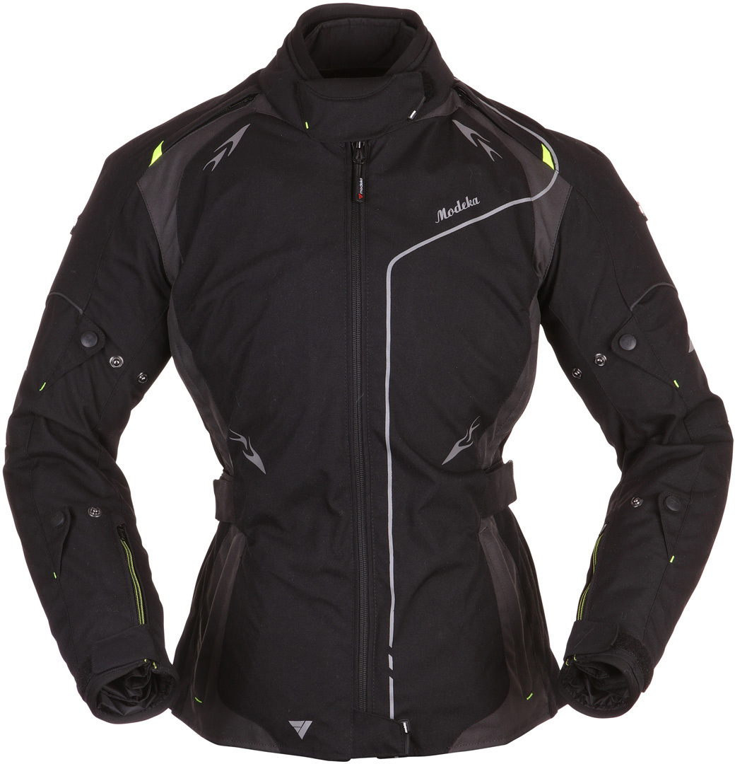 Modeka Amber Women´s Jacket, black-grey, Size 32, black-grey, Size 32 for Women