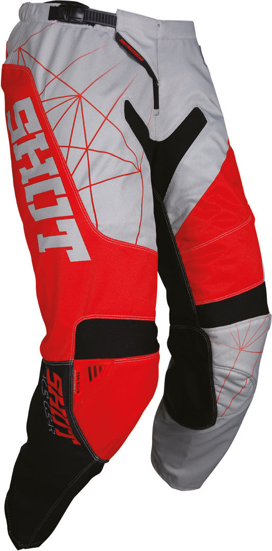 Shot Contact Infinite Pants, grey-red, Size 30, grey-red, Size 30