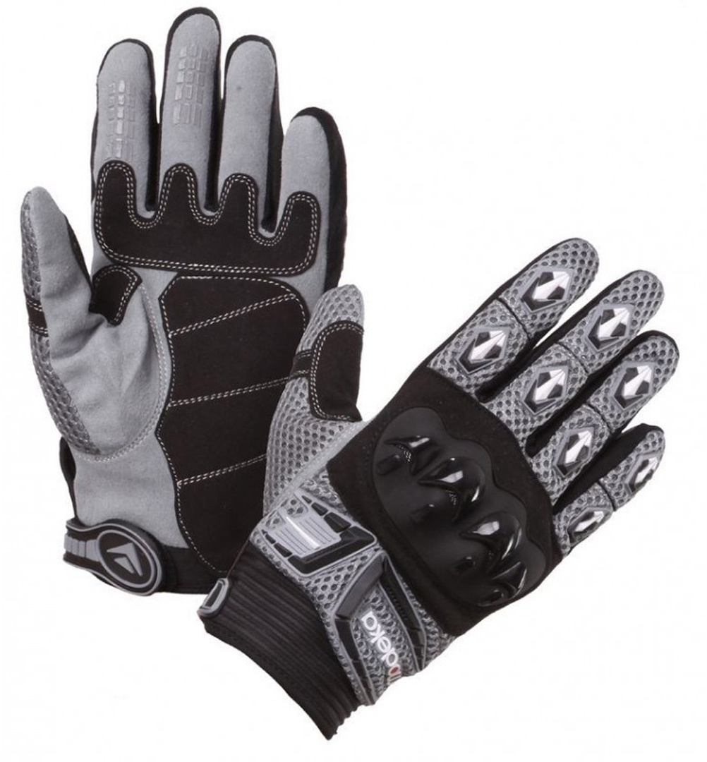 Modeka MX-Top Kids Gloves, black-grey, Size S, black-grey, Size S
