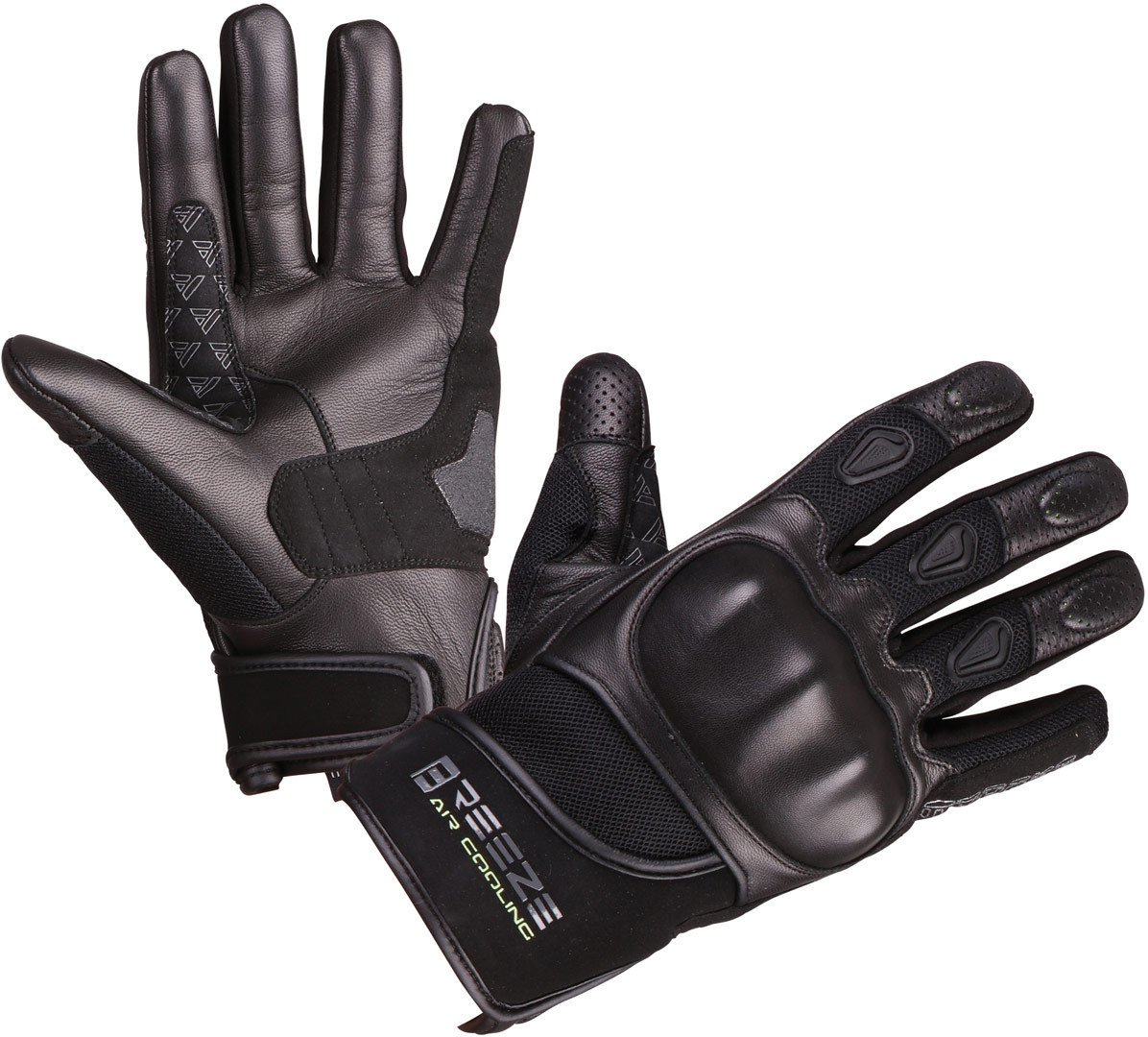 Modeka Breeze Gloves, black, Size M L, black, Size M L