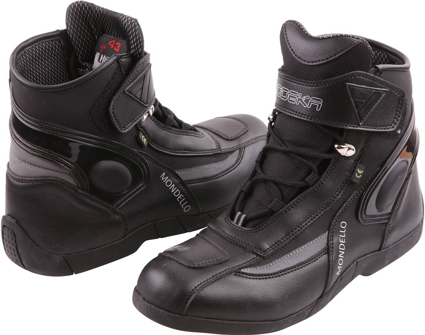 Modeka Mondello Motorcycle Boots, black, Size 37, black, Size 37