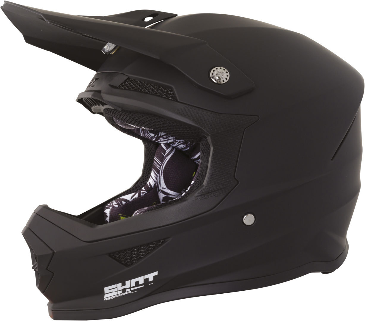 Shot Furious Solid Motocross Helmet, black, Size 2XL, black, Size 2XL