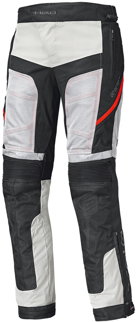 Held AeroSec GTX Base Pants, grey-red, Size XS, grey-red, Size XS