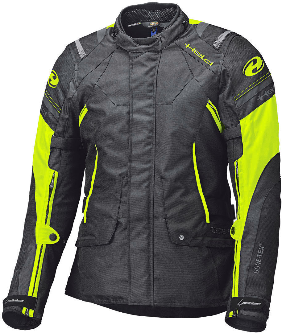 Held Molto Textile Jacket, black-yellow, Size S, black-yellow, Size S