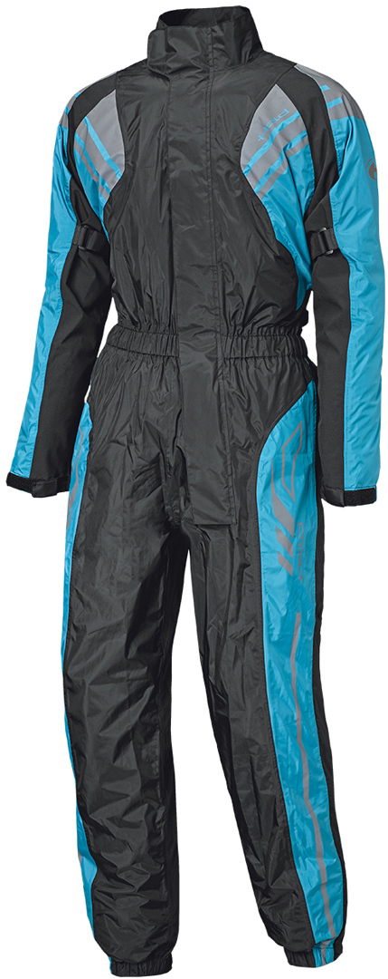 Held Flood 1-Teiler Regenkombi, schwarz-blau, Größe L, schwarz-blau, Größe L