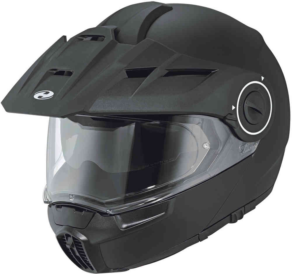 Held H-E1 Motorradhelm schwarz matt