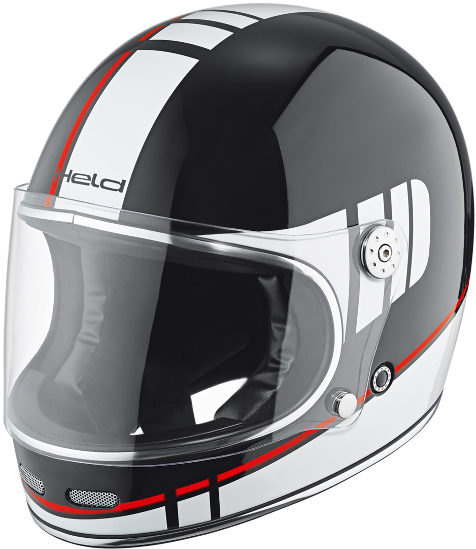 Held Root Motorcycle Helmet Decor, black-white-red, Size XS, black-white-red, Size XS