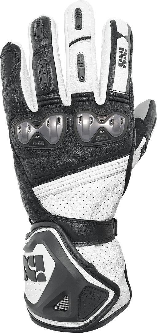 IXS X-Sport RS-100 Motorcycle Gloves, black-white, Size 2XL, black-white, Size 2XL