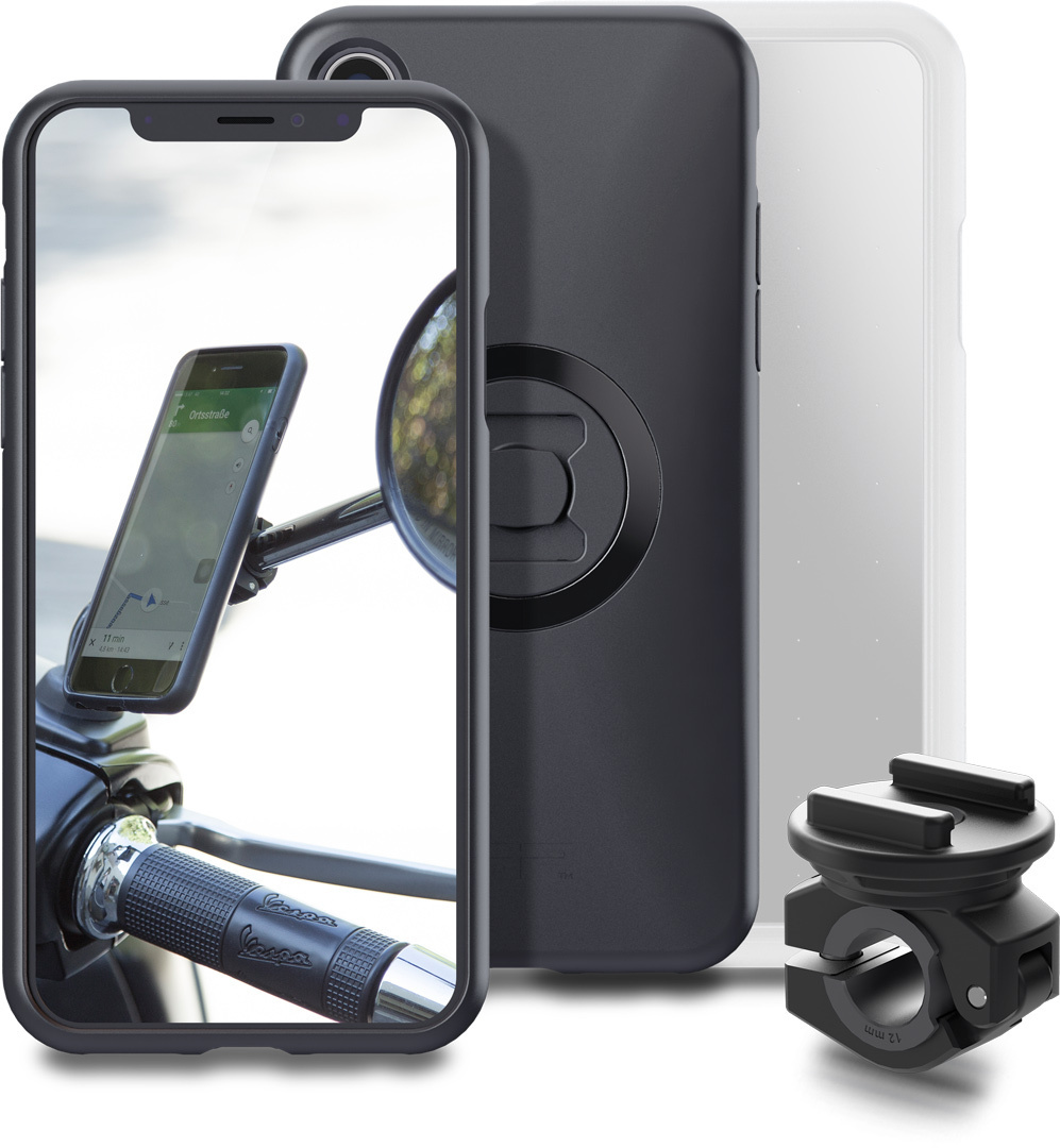 Side view of SP Connect Mirror Bundle iPhone 8+/7+/6s+/6+ Smartphone Mount, black