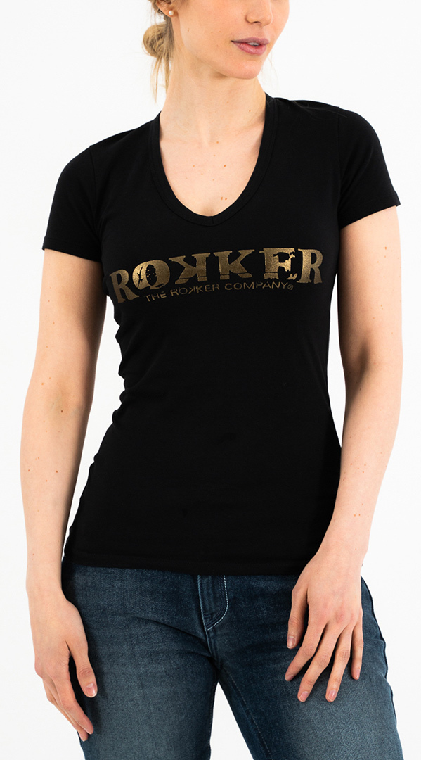 Image of Rokker Diva maglietta, nero, dimensione S